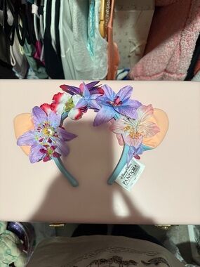 Pandora pastel floral disney ears in pink and lavender